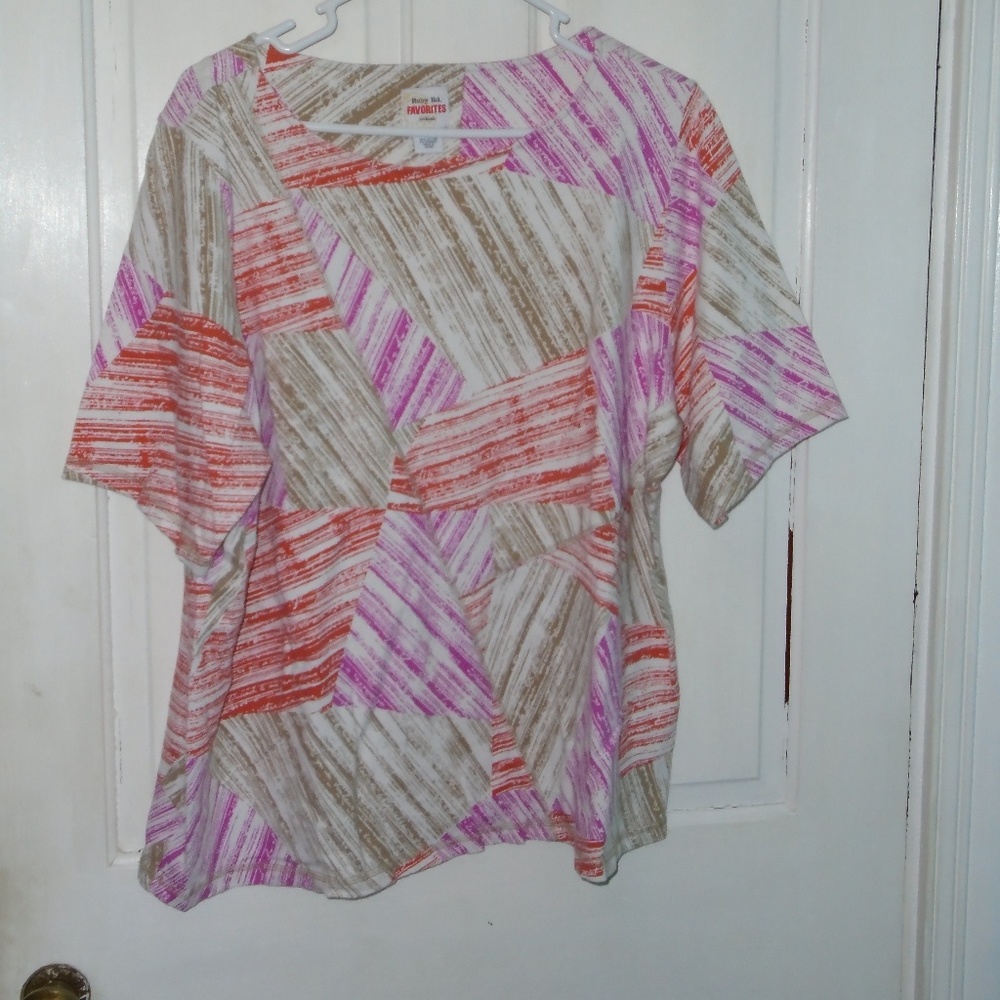 Ruby Rd 3x Geometric Top